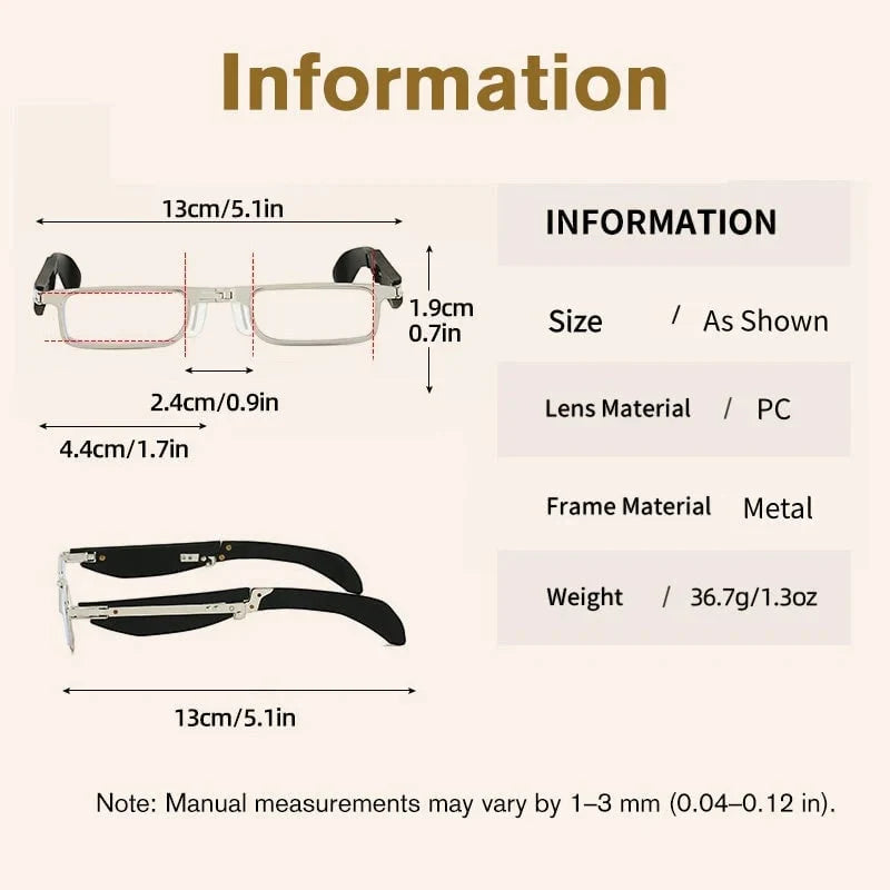 Foldable Anti-Blue Light Reading Glasses (With Free Case)