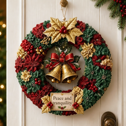 ✨ Make A Christmas Wreath You'll Be Proud To Display ❤️ 3D Fabric Poke DIY Kit With Tutorial & Guide Included