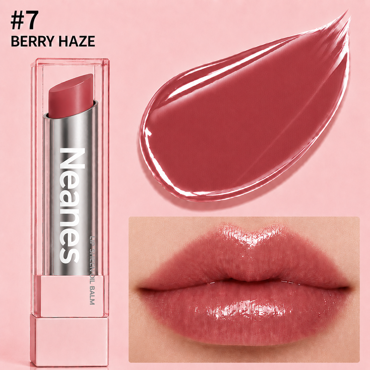 Last Day Buy 1 Get 1 Free|Neanes GLOW VEIL LIP SHEEN OIL BALM