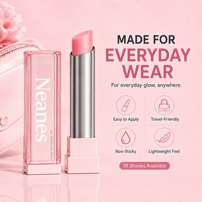 Last Day Buy 1 Get 1 Free|Neanes GLOW VEIL LIP SHEEN OIL BALM