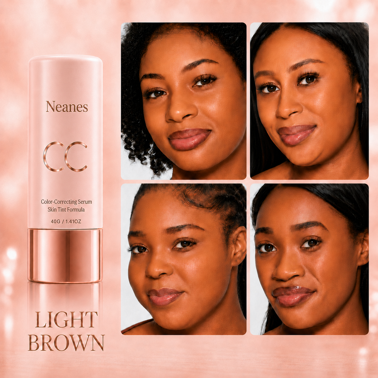 Covers redness ¡ª without the cakey foundation look.