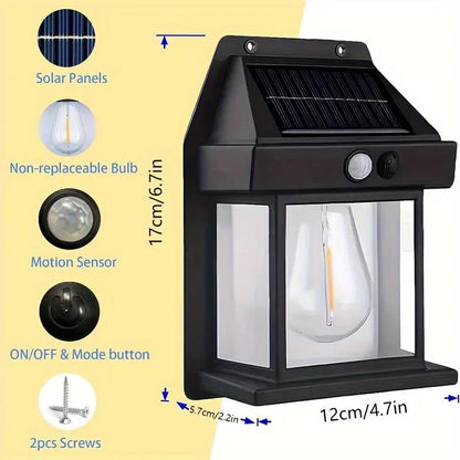 Solar Outdoor Wall Lights with Motion Sensor