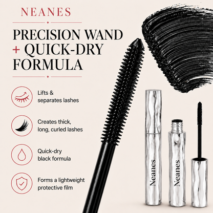 LAST DAY - BUY 1 GET 1 FREE💜Waterproof Curling & Lengthening Mascara