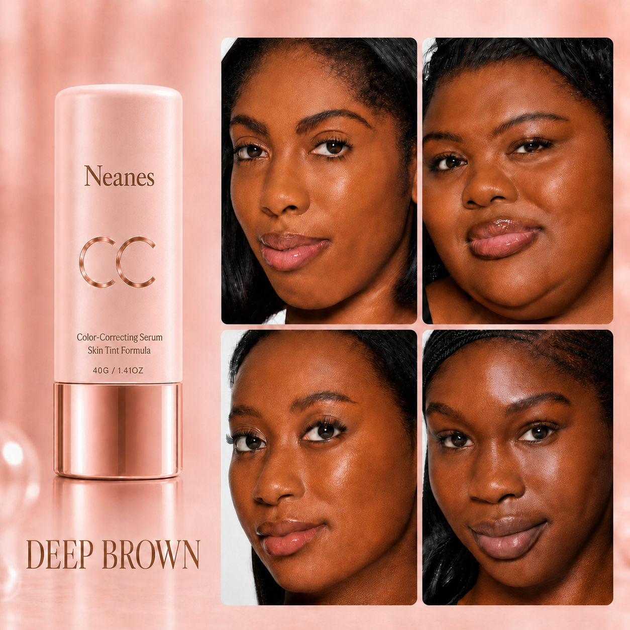 Covers redness ¡ª without the cakey foundation look.
