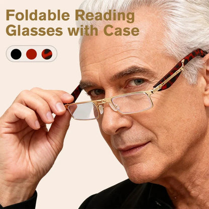 Foldable Anti-Blue Light Reading Glasses (With Free Case)