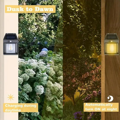 Solar Outdoor Wall Lights with Motion Sensor