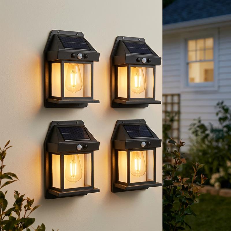 Solar Outdoor Wall Lights with Motion Sensor