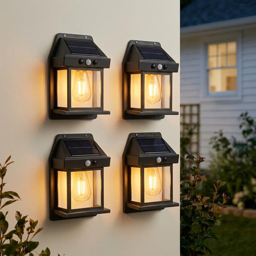 Solar Outdoor Wall Lights with Motion Sensor