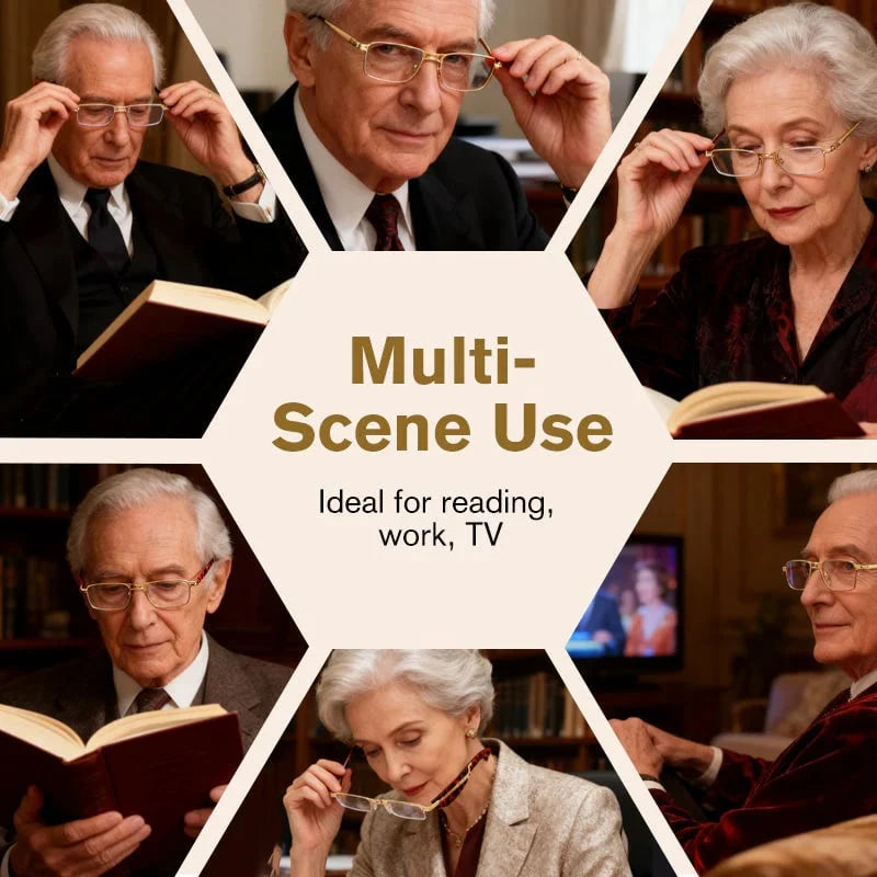 Foldable Anti-Blue Light Reading Glasses (With Free Case)