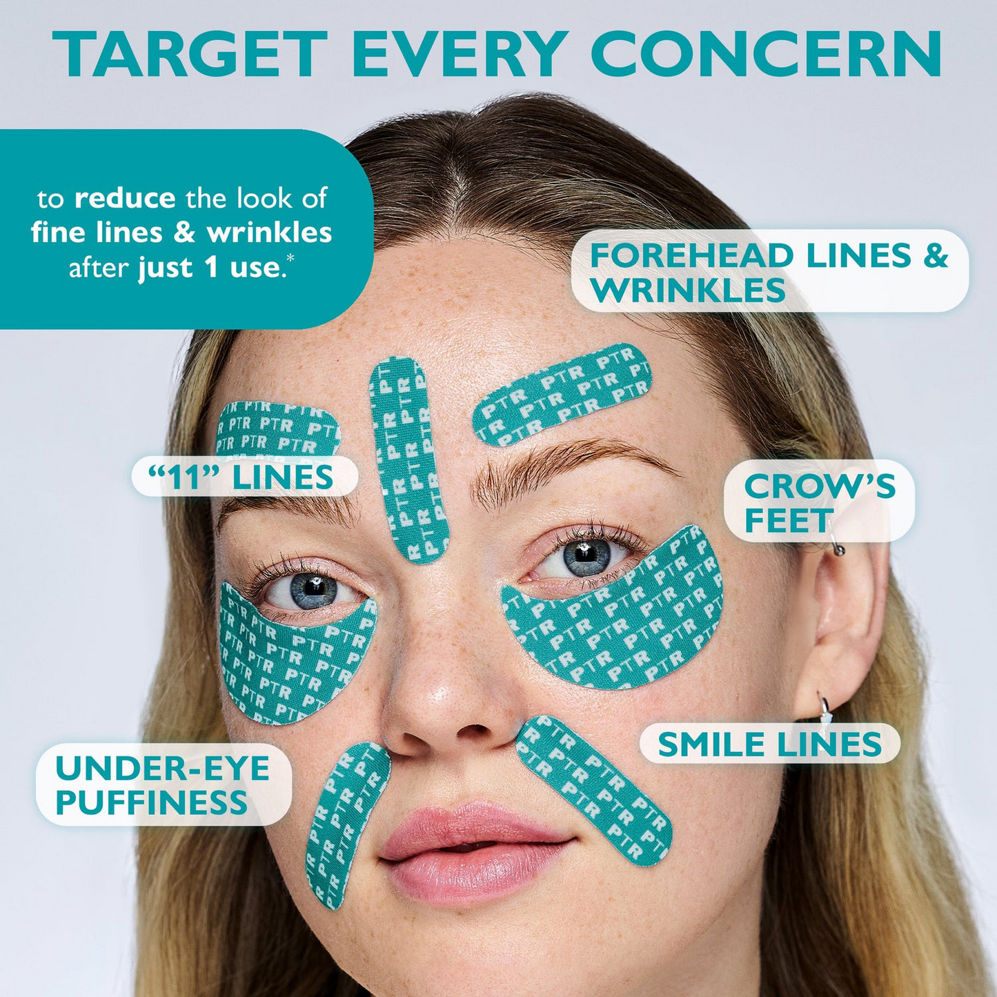 Peptide-Infused Face & Eye Tape