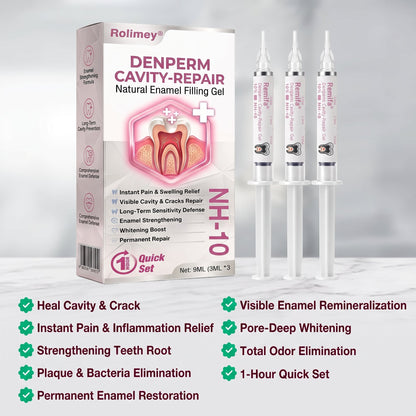 🇺🇸Rolimey® DenPerm Cavity-Repair Natural Enamel Filling Gel（JG）