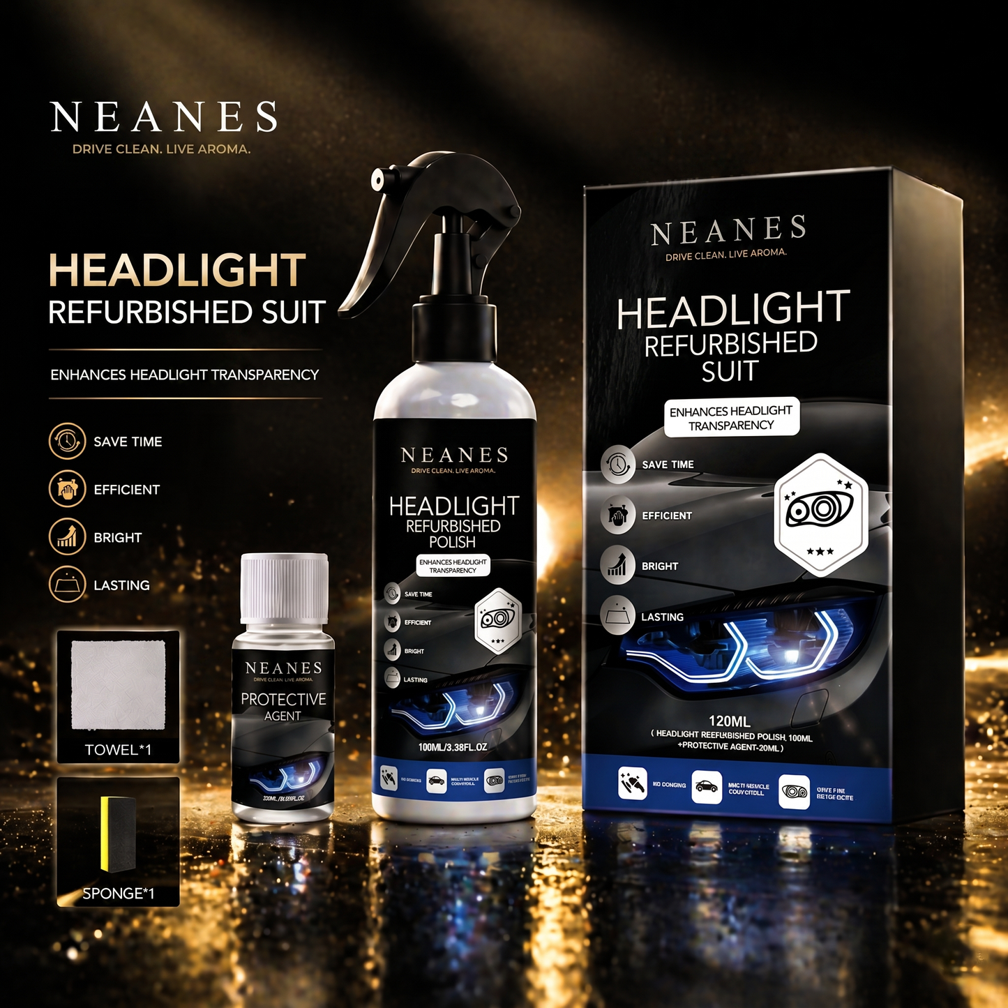 Neanes®Headlight Restorer