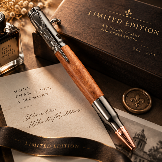 🖊Handmade Bolt Action Wooden Bullet Pen 🦅