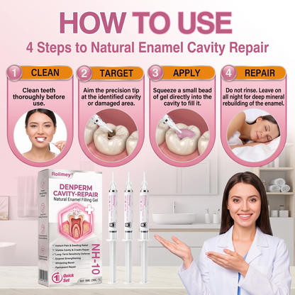 🇺🇸Rolimey® DenPerm Cavity-Repair Natural Enamel Filling Gel（JG）